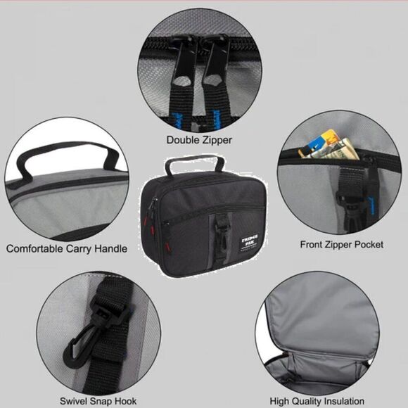 Lunch Bag Fridge Pak Daisy Chain Unisex Lunch Bag Men Women Brand New NWT - Picture 5 of 9